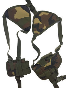 Adjustable Double Mag Pouch Underarm <b>Shoulder</b> <b>Holster</b> Tactical Nylon Universal Concealed Carry Sling Bag For Hunting Outdoor - Product Image 4