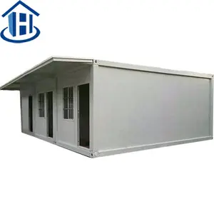Espana prefabricadas de bajo costo mental zócalo móvil contenedor modular casa tienda con aire acondicionado, hecho en china