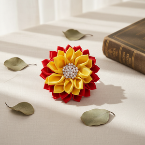 Premium Sororité Femmes Fleur Pin Layered Pétales Grec Phi Delta Kappa Et Eta Phi Beta <span class=keywords><strong>Association</strong></span> Broche Corsage - Product Image 4
