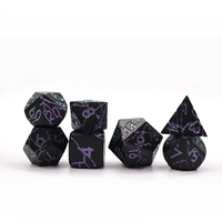 Dés de Table en métal Dnd à bord pointu polyédriques de haute qualité, dés personnalisés à 4 faces