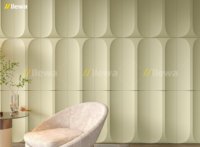 Panneau acoustique 3D Parametric Wall Art Panneau mural de studio insonorisé à prix raisonnable pour solution de conception graphique d'hôtel