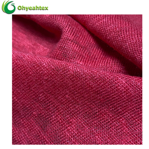 Tissu <span class=keywords><strong>Jersey</strong></span> 100% <span class=keywords><strong>lin</strong></span> <span class=keywords><strong>de</strong></span> couleur unie pour vêtements, nouveau modèle <span class=keywords><strong>de</strong></span> couture, pur bio, séchage rapide, respirant, vente en gros - Product Image 5