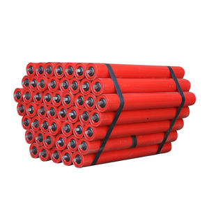 Rullo girocollo trasportatore rinforzato in acciaio al carbonio ad alta resistenza utilizzato per applicazioni di trasporto di macchine - Product Image 5