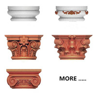 Moule de Tête de Pilier Romain 3D en Plastique ABS Haute Précision pour Béton, Marque Reazone, Durée de Vie de 3 Ans, Décoration Extérieure, Modèle RZH