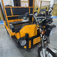 Tricycle motorisé sur mesure pour l'Afrique, vente en gros, rickshaw électrique à trois roues ouvert pour passagers, batterie au lithium