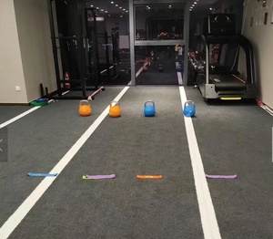 <span class=keywords><strong>Tapis</strong></span> de sol sportif en <span class=keywords><strong>gazon</strong></span> artificiel gris vert <span class=keywords><strong>noir</strong></span> pour salle de sport Cross Fit - Product Image 5