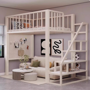 <span class=keywords><strong>Lit</strong></span> mezzanine pour enfants de haute qualité sur mesure avec <span class=keywords><strong>escalier</strong></span> et armoire de rangement, <span class=keywords><strong>lit</strong></span> <span class=keywords><strong>surélevé</strong></span> pour les petits espaces et les chambres duplex - Product Image 5