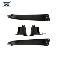 Grille avant de remplacement en ABS de qualité supérieure, peinture noire, pour Silverado 1500 2005-2006