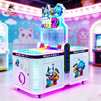Machine d'arcade commerciale à 2 joueurs, à monnayeur, jeu de frappe au marteau Whack-a-Mole, pour enfants, d'intérieur, divertissement, adapté aux enfants, en anglais