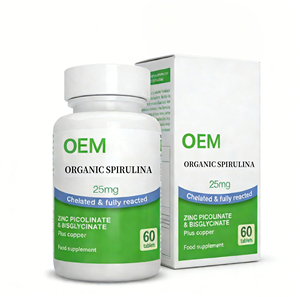 99.99% Pure Plant Based Protein Premium Wellness Supplement OEM ISO22000 Tablet Sports Supplement KOSHER Organic <strong>Spirulina</strong> - Product Image 4
