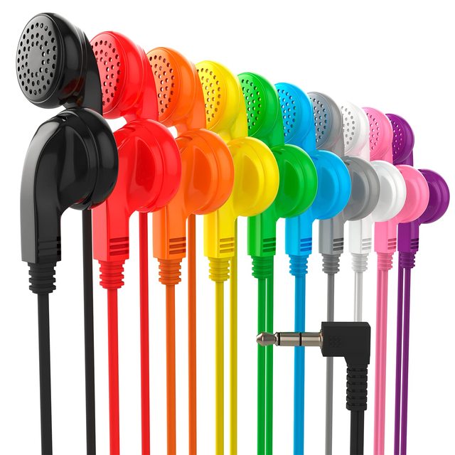 Factory Directly Sale OEM 3.5mm Jack Cheap Disposable Airline Earphone With Stereo Color Mobile Bus Earpiece