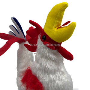 Divertido Sombrero <span class=keywords><strong>de</strong></span> Gallo con Bandera <span class=keywords><strong>de</strong></span> Francia, Gorra <span class=keywords><strong>de</strong></span> Pollo Novedosa, Sombrero <span class=keywords><strong>de</strong></span> Peluche con Cabeza <span class=keywords><strong>de</strong></span> Animal para Eventos <span class=keywords><strong>de</strong></span> Aficionados al Fútbol - Product Image 2