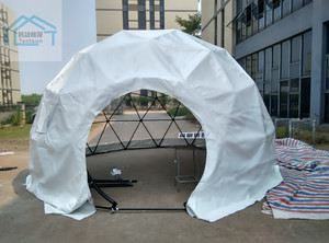 Tente <span class=keywords><strong>de</strong></span> plage familiale étanche 3 pièces camping en plein air <span class=keywords><strong>bain</strong></span> <span class=keywords><strong>de</strong></span> <span class=keywords><strong>soleil</strong></span> tente dôme géodéique avec salle <span class=keywords><strong>de</strong></span> <span class=keywords><strong>bain</strong></span> et cuisine - Product Image 4