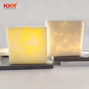 6-10 Thickness Translucent Solid Surface Panels are used for Bar Counters