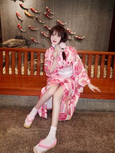 Kamisomo लड़की किमोनो महिलाओं की पारंपरिक पोशाक जापानी foditiss जापानी शैली युकाटा फोटो फोटोग्राफी पोशाक जापानी किमोनो - Product Image 5