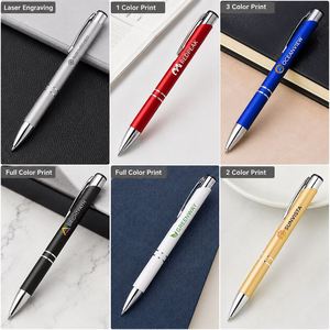 Stylo bille en plastique et métal personnalisable avec logo, idéal pour la promotion de votre entreprise, impression sérigraphiée, cadeau d'entreprise - Product Image 4