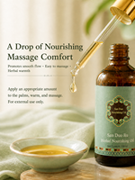 Huile Nourrissante aux Herbes Marque Blanche 100mL Pépins de Raisin Camélia Gingembre Artemisia Cannelle Soin Corporel Quotidien Fabricant OEM ODM Personnalisé