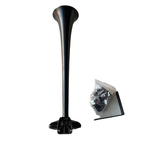 Klaxon à air simple tube chromé pour camion, accessoires <span class=keywords><strong>de</strong></span> voiture, sirène audio haute pression pour avertissement <span class=keywords><strong>de</strong></span> véhicule - Product Image 6