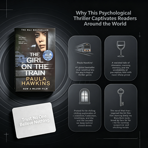 La fille sur le train de Paula Hawkins - Un thriller psychologique qui vous gardera en suspente jusqu'à la dernière page - Product Image 1