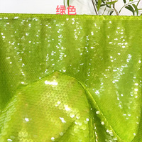 Tissu à paillettes effet écailles de poisson, tissu sirène à sequins, dentelle brodée, tissu à sequins rouge pour robe de femme - Prix de gros