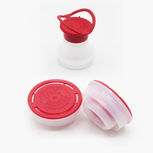 Tapa Hermética de Plástico Roja de 42 mm, Antiderrames, para Latas y Botellas de Plástico - Product Image 2