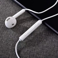 Écouteurs AM115 3.5mm d'origine, oreillettes filaires avec micro pour Huawei P30 P10 P9 Mate 20 30 40 Nova 7SE Honor, vente en gros