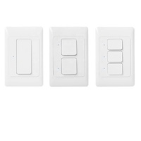 Interrupteur intelligent Tuya WiFi et Zigbee 3.0, sans neutre, sans condensateur, télécommande, bouton poussoir mural intelligent Zigbee, interrupteur d'éclairage