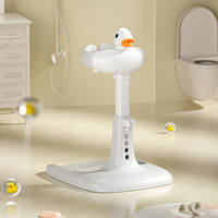 Support de douche pliable en plastique écologique, réglable en hauteur, multifonctionnel, facile à nettoyer, tour de bain pour bébé avec base antidérapante