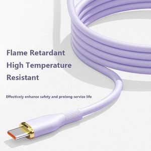 100W <b>USB</b>-C to <b>USB</b>-C Silicone Fast Charging Cable, Pure Copper Wire for iPhone 15, Honor & Type-C Devices - Product Image 5