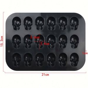 Molde de Silicona Ecológico con Forma de Esqueleto para Chocolate, Molde de Silicona Reutilizable para Gomitas, Resina, Repostería, Manualidades, DIY, OEM/ODM - Product Image 2