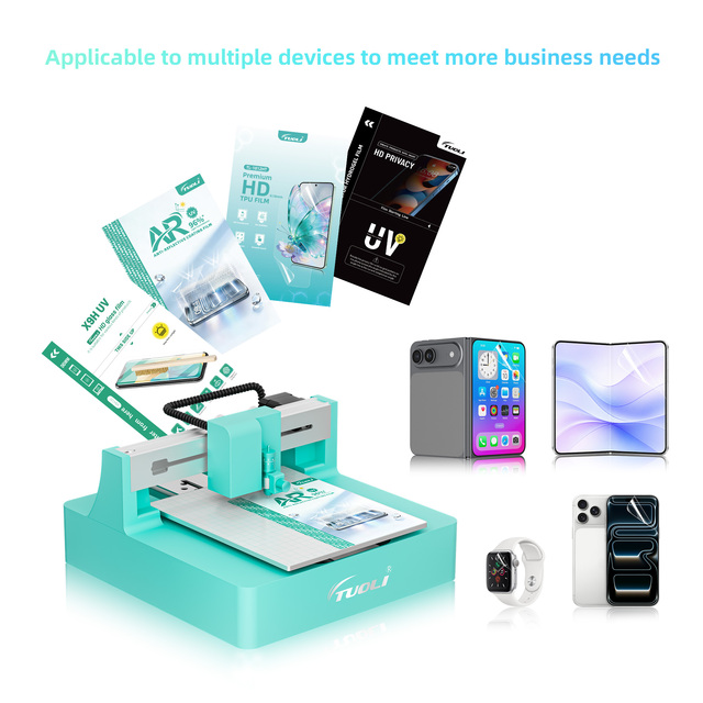 TuoLi Smart Film Cutter TPU Hydrogel Screen Protector Cutting Machine for Mobile Phone Accessories Shop Repair Store