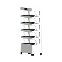 Système de jardinage hydroponique vertical pour la ferme à la maison comprend une lumière de pompe pour une plantation et un arrosage efficaces, neufs et d'occasion