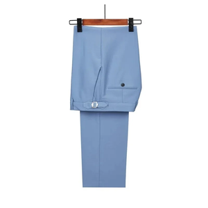 Sky Blue setelan pria <span class=keywords><strong>3</strong></span> potong, pakaian bisnis Blazer + rompi + celana Formal pernikahan pengantin pria, gaun <span class=keywords><strong>Prom</strong></span> - Product Image 6