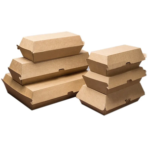 Коробка для гамбургеров из гофрированной бумаги - Product Image 6