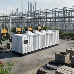 גנרטור ביוגז 180 קילוואט - מערכת טיפול בשפכים עירונית קטנה, מערכת פיזור אנרגיה מפסולת לפרויקטים של ניהול סביבתי כפרי - Product Image 1