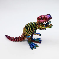 Mainan Dinosaurus Tulang Plastik Cetak 3D Grosir OEM Kustom Tyrannosaurus Rex Skala 1/12 Vendor Unisex