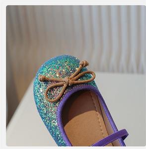 Sandales tendance pour enfants de 1 à 5 ans, chaussures de danse princesse, chaussures pour filles avec nœud - Product Image 3