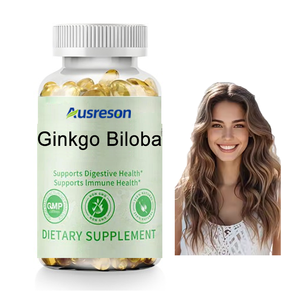 Ausreson OEM Halal <span class=keywords><strong>Ginkgo</strong></span> <span class=keywords><strong>Biloba</strong></span> Bladextract <span class=keywords><strong>Softgel</strong></span> Capsules Gezondheidssupplementen 6000 500mg <span class=keywords><strong>Ginkgo</strong></span> <span class=keywords><strong>Biloba</strong></span> <span class=keywords><strong>Softgel</strong></span> Capsules - Product Image 1