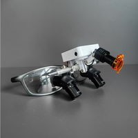 Lampe frontale dentaire sans fil à luminosité avec loupe pour les yeux, loupe pour les lunettes, pour la chirurgie médicale