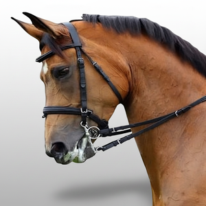 Luxury Soft Brown Leather Horse Bridle High Quality Comfortable Indian Racing <b>Equestrian</b> Equipment Customizable English - Product Image 1