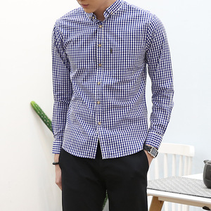 <span class=keywords><strong>Camicia</strong></span> <span class=keywords><strong>a</strong></span> <span class=keywords><strong>Quadri</strong></span> per <span class=keywords><strong>Uomo</strong></span> in 100% Cotone con Logo Personalizzato, Vestibilità <span class=keywords><strong>Slim</strong></span>, Maniche Lunghe, Bottoni, Camicie Casual da <span class=keywords><strong>Uomo</strong></span>, Fornitore OEM - Product Image 1