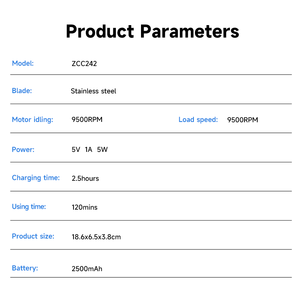 <span class=keywords><strong>Tondeuse</strong></span> à cheveux de salon en acier inoxydable pour barbier, équipement de <span class=keywords><strong>coiffure</strong></span>, 9500 tr/min, <span class=keywords><strong>tondeuse</strong></span> à cheveux électrique multifonctionnelle - Product Image 2