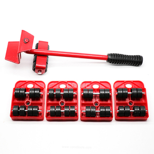 5Pc Portable Furniture Penggerak Transportasi Set dan Bergerak Slider Alat Kit dengan Pengangkat Roda - Product Image 6