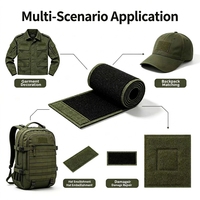 Badge brodé personnalisé en gros avec logo, support de badge allemand de la Seconde Guerre mondiale pour uniforme tactique, chapeau, sac à dos ou décoration de chasse