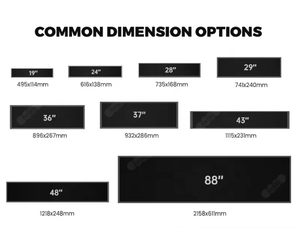 Pantalla LCD Ultra Ancha de 19.5 Pulgadas FHD 1080p para Publicidad en Supermercados, con Animación para Uso en Ascensores - Product Image 6