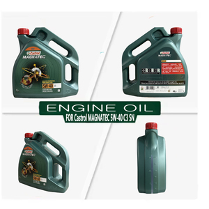 รับประกันคุณภาพ น้ำมันเครื่องสังเคราะห์แท้ 100% สำหรับรถยนต์ SN <span class=keywords><strong>5W40</strong></span> C3 รุ่นยุโรป 4 ลิตร P018B55-00 สำหรับ <span class=keywords><strong>Castrol</strong></span> Magnatec - Product Image 5