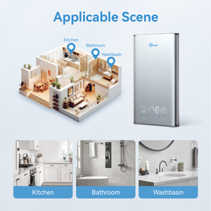 เครื่องทำน้ำอุ่นแบบไม่ใช้ถัง  แบบทันที  ไฟฟ้า  สำหรับโรงแรม  ก๊อกน้ำ  ขนาดเล็ก  ใช้สำหรับอาบน้ำ - Product Image 2