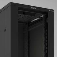 Armoire de serveur en rack DDF sur pied de 19 pouces avec porte en maille, 18U-42U, pour intérieur, marque FONCE, en stock, livraison rapide