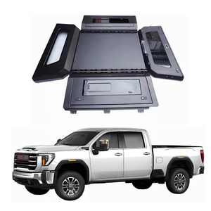 Capot rigide en aluminium OEM pour <span class=keywords><strong>pick</strong></span>-<span class=keywords><strong>up</strong></span>, avec rangement de cuisine verrouillable et étanche, pour Chevrolet Silverado 2500/3500 HD 2020-2026 - Product Image 1