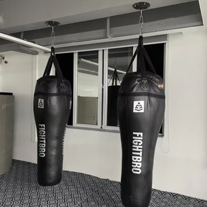 Saco <span class=keywords><strong>de</strong></span> <span class=keywords><strong>boxeo</strong></span> <span class=keywords><strong>de</strong></span> cuero ajustable Saco <span class=keywords><strong>de</strong></span> arena pesado <span class=keywords><strong>Boxeo</strong></span> colgante - Product Image 1